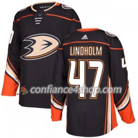 Adidas Maillot de Hockey Anaheim Ducks Hampus Lindholm 47 2017-2018 Noir Authentic - Homme